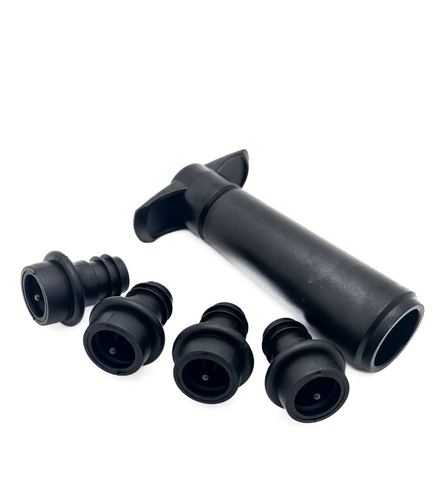 Acessórios Bomba de Vácuo + 4 rolhas reutilizáveis